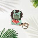 ABS Handheld Game Console Lion Shaped Nostalgic Toys Keychain Design (Green