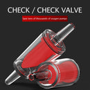 10pcs Tracheal Check Valve Fish Tank Aquarium Non Return Air Pump (Red L) Newly