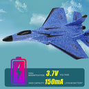 2.4G RC Glider Night Light & Anti-collision Silicone Head Design (Blue)