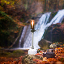 Mini Gas Lamp Pole Adapter Aluminum Alloy Material & Lightweight (White) Newly