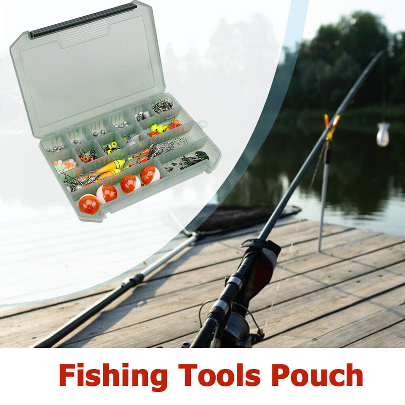14 Grids Fishing Lure Bait Storage Box Fishing Tackle Tools Jig Hook Case Newly