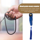 2038P LCD Digital Rosary Beads Tally Counter Tassel Decompression Tool (3) Newly