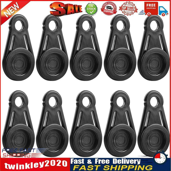 Camping Tent Canopy Clip Outdoor Tighten Rope Awning Fixed Buckle (10pcs) Newly