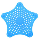 Sea Star Soft PVC Kitchen Cleaner Sink Filter Sewer Drain Strainers(Blue)