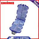 10 Compartments Plastic Waterproof Fishing Baits Storage Lure Box Fishing Tackle