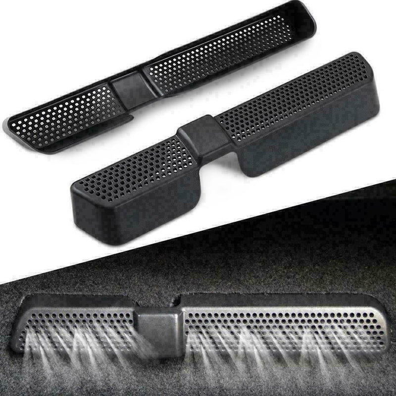 2Pcs Car Air Conditioner Cover Under Rear Seat Seat Duct R3Y7 B6S9 L2J3 O Z9X0