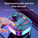 Car Bluetooth Compatible 5.0 FM Transmitter LED Display Car Accessory