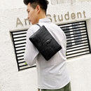 Fashion Alligator Leather Men Wallet Solid Business Purse Zipper Clutch Bag