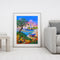 Seaside Oil Paint by Numbers Hand Painted Frameless Picture Home Art Ornament