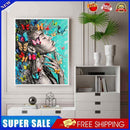 African Butterfly Black Woman Art Diamond Painting Kits Full Round Drill De