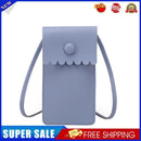Candy Flower Women Shoulder Bags PU Crossbody Small Phone Pouch (Blue)