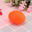 TPR Egg Ball Fitness Stress Relief Finger Hand Expander Gripper (Orange) Newly