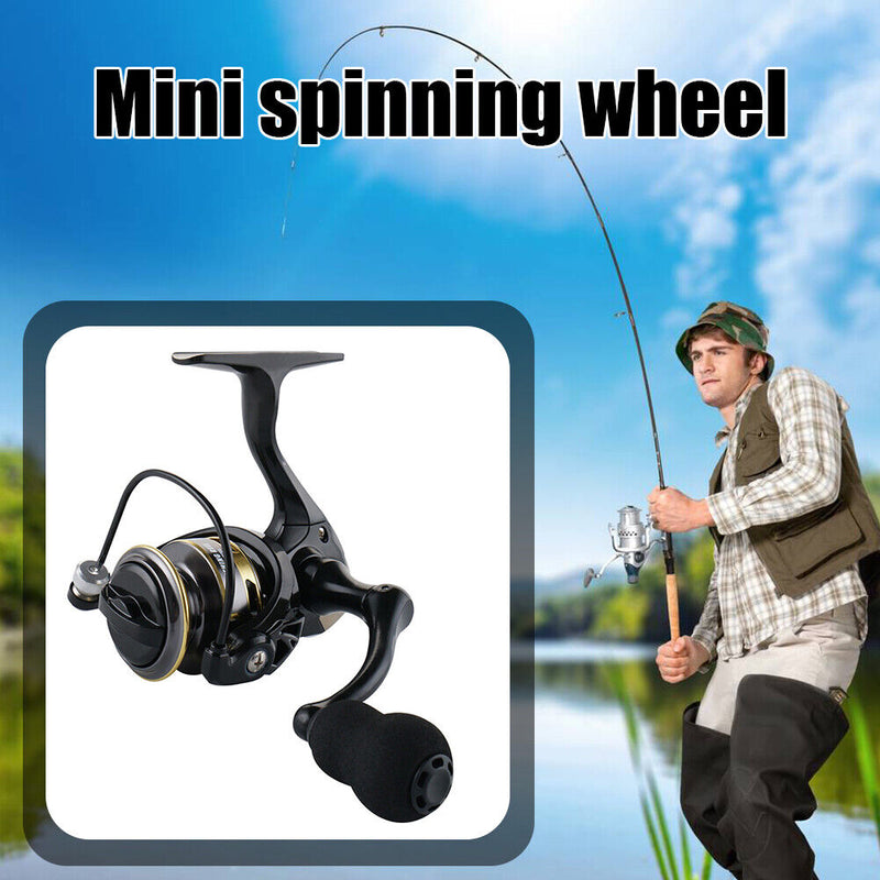 Mini Spinning Fishing Reel 5.2/1 Speed Ratio 13 BBs Metal Line Cup Fishing