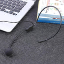 1.1m Head Mounted Microphone 3.5mm Wired Headset Mic for Teacher Guide Speech