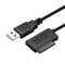 USB 2.0 to Slimline SATA 7+6 13pin Laptop CD DVD Optical Drive Adapter D2J0
