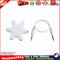 3.5mm Earphone Headphone Audio Splitter 1 Male to 5 Female Adapter (White) Newly