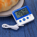 Waterproof LCD Thermometer Hygrometer Humidity Indoor Temperature Meter