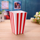 12pcs Favor Candy Treat Popcorn Boxes for Wedding Party Supply(Red)