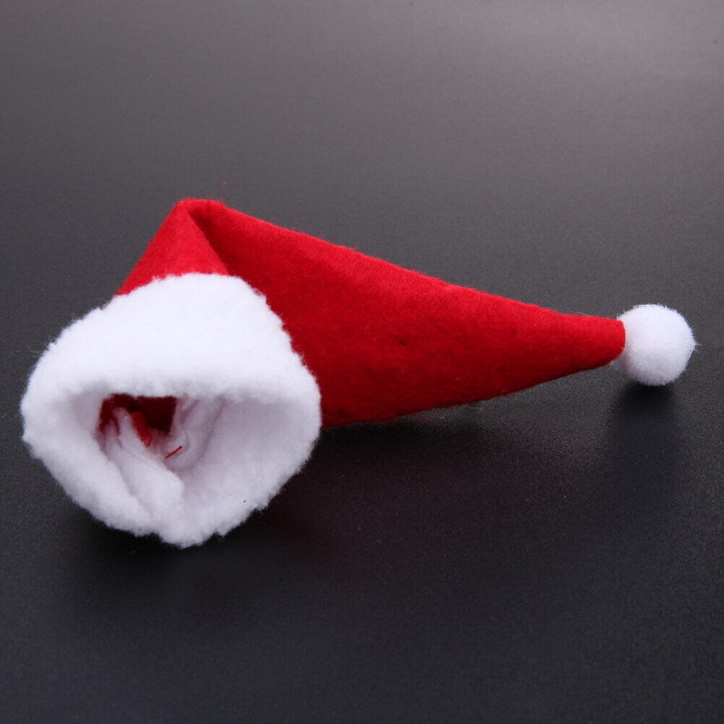 Christmas Wine Bottle Cover Christmas Hat Christmas Decorations Bottle Wic