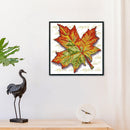 Cross Stitch Kit 14CT Stamp DIY Leaves Ecological Cotton Needlework (J194)