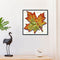 Cross Stitch Kit 14CT Stamp DIY Leaves Ecological Cotton Needlework (J194)
