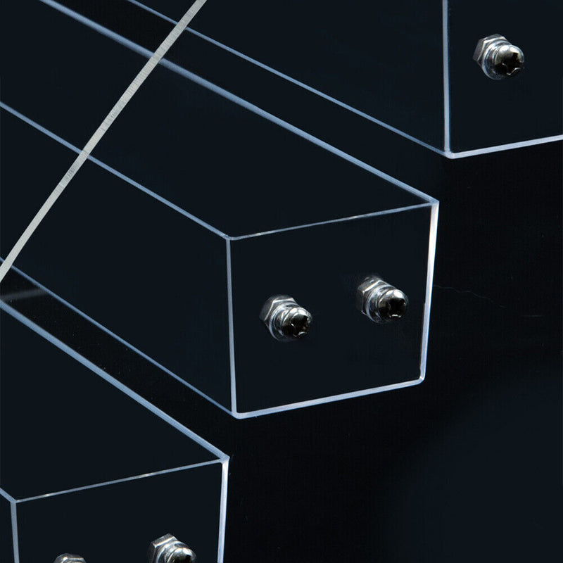 Tiered Acrylic Rack Nail Polish Display Jewelry Stand Kitchen Spice Storage Box