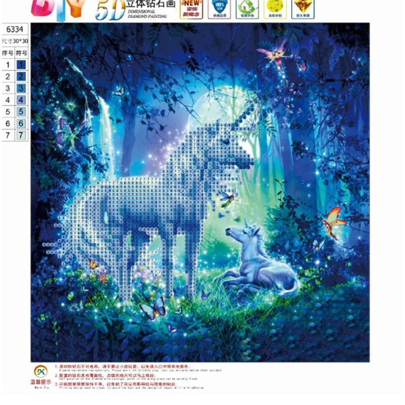 Animal DIY 5D Diamond Embroidery Painting Cross Stitch Craft Home Decor Newly
