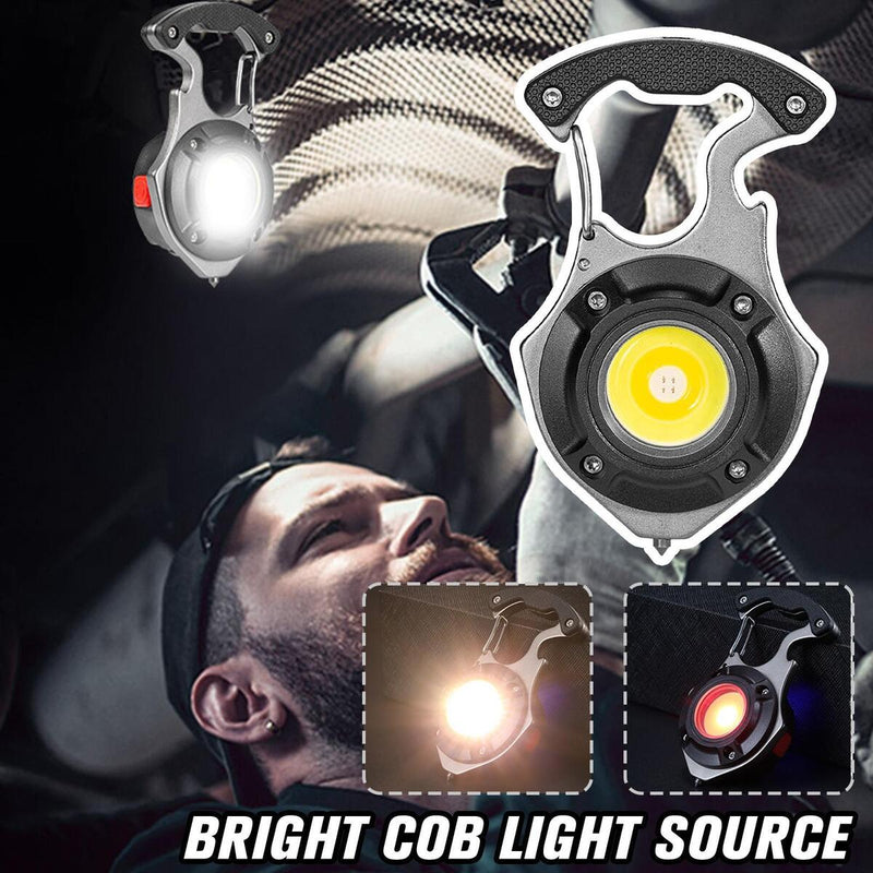 800 Lumens Mini COB Flashlights Bright Rechargeable Keychain Small Flashlight`