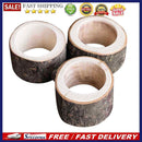 Rustic Wooden Napkin Ring Wedding Party Napkin Holder Table Decoration Gift