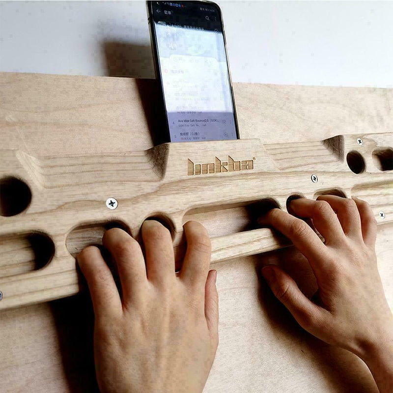 Mini Training Fingerboard Hangboard Wooden Climbing Boulder R3P7 L8M6 G6N0