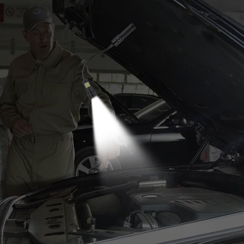 3 in 1 XHP50+COB LED Camping Lights Telescopic Zoom Waterproof Flashlight