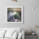 11CT DIY Peacock Cross Stitch Kits Full Embroidery Set Handicraft Needlework