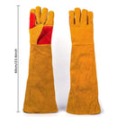 Fire Resistant Welding Gauntlets Soldering Accessory Works Gloves Welding Glove