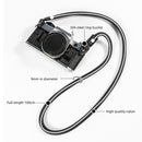 Nylon Rope Camera Shoulder Neck Strap Belt Sling for DSLR Camera (Black)