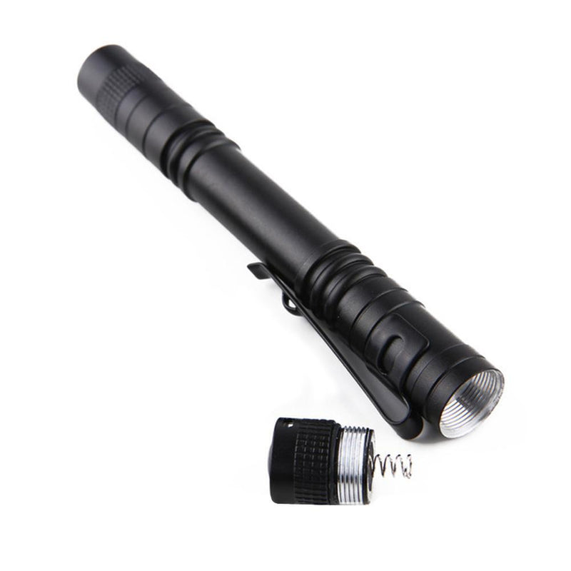 Mini Pen Light XPE R3 Torch Waterproof Clip Pocket Outdoor LED Flashlight