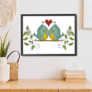 2 Beaches 19x17cm Partial Embroidery Cross Stitch Printed Art Craft Home Decor
