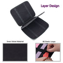 Wrist Watch Strap Storage Bag 48 Slots Watchband Organizer Pouch (Grey) Newly