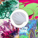 Split Color Mixing Cups Paints Art Tool 5 Channels Pouring Cup White (4) Newly