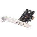 PCI-E 1X to M.2 NVME M Key Riser Adapter Card Supports 2230 2242 2260 2280 SSD