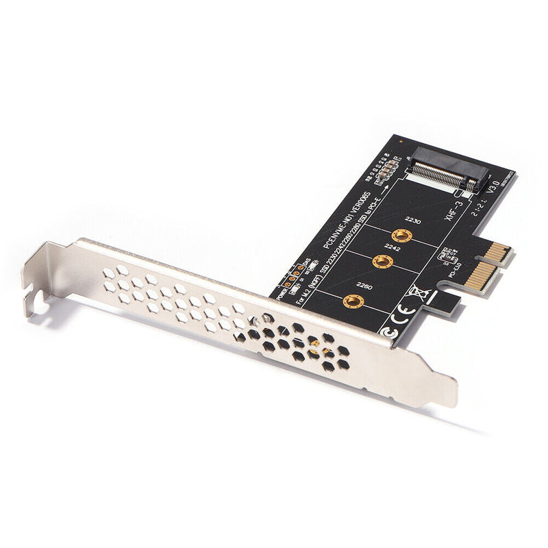 PCI-E 1X to M.2 NVME M Key Riser Adapter Card Supports 2230 2242 2260 2280 SSD