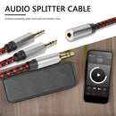 3.5mm Audio Splitter Cable for Phone Speaker 1 Female to 3 Male AUX Adapter Cord
