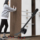 5pcs Furniture Transport Lifter Tool Heavy Stuffs Moving Wheel Bar Mover Device