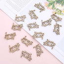 Decoration Happy Anniversary Wooden Slice Wood DIY Crafts Hanging Ornaments