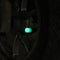 Luminous Stem Cover Tire Valves Caps Universal Valves Nozzles (12pcs Green)
