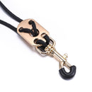 Metal Hook Leather Saxophone Neckband Lanyard Saxophone Strap Clarinet Sling