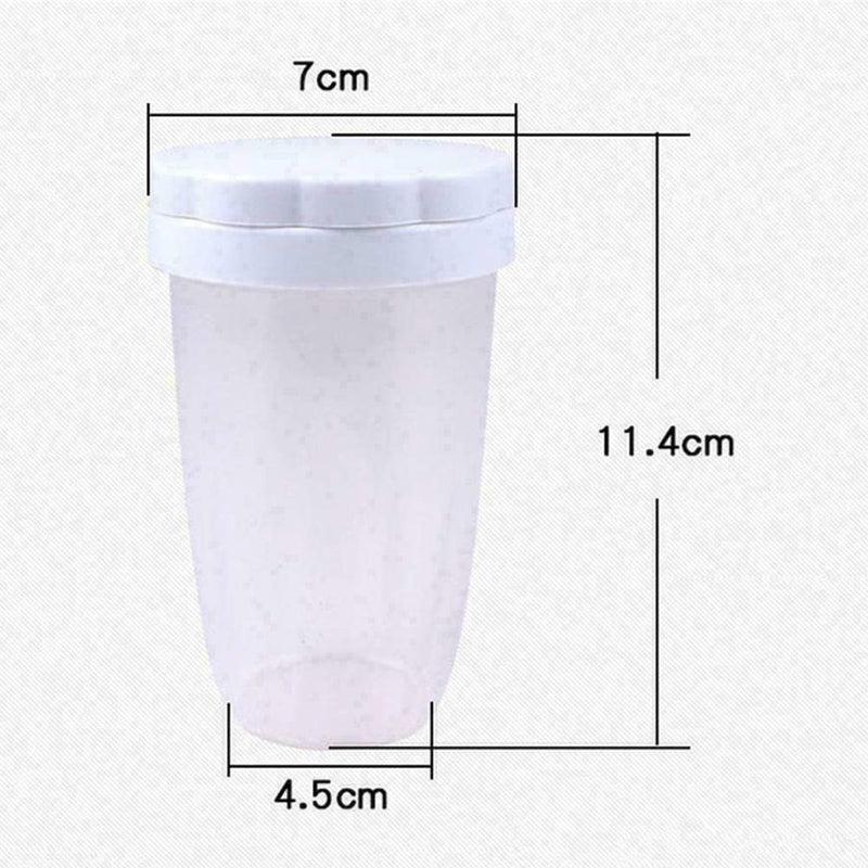 Plastic Powder Icing Sugar Cocoa Chocolate Flour Duster Hot Sugar Shaker C6L1