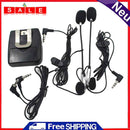 Rider Biker to Passenger Motorcycle Helmet Intercom Interphone Wired Headset