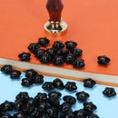 100pcs Five-Pointed Star Stamp Paint Wax Envelope Card Sealing Wax(Black)