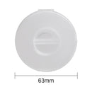 Portable Round Phone Data Cable Storage Box Rotatable Case (Transparent) Newly