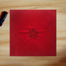 2pcs Vevet Altar Tarots Tablecloth with Bags Board Game Supplies (Red) Newly